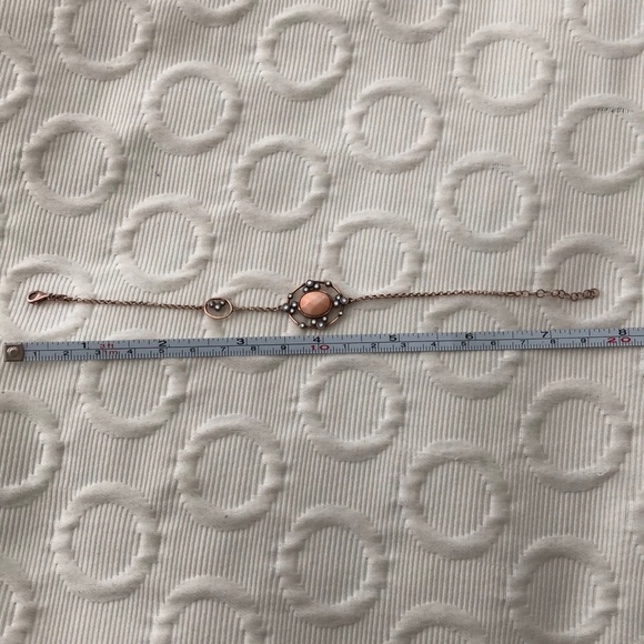 925 Silver Stamped Bracelet - Picture 6 of 8